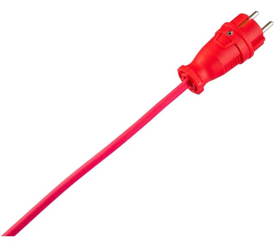 Удлинитель КОСМОС катушка-треугольник, 16А 3500Вт 4 гн КГ 2x2,5 (50м) IP44 УКП YKTK50m-4g(2.5)KG-IP