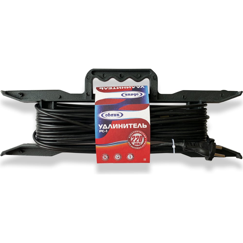 Удлинитель Облик РС 1 гнездо (рамка) 10 м ПВС 2х0,75 10 А УТ-00000668 ...