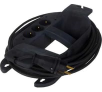 Удлинитель силовой Атлант КГ 3500 Вт на каучуковой рамке 3 розетки 10 м (с/з) 80050-1