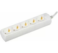 Удлинитель GENERICA У05 5 мест 2P+PE/3м 3х1мм2 10А/250В WYP10-10-05-03-Z-G