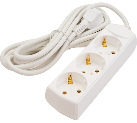 Удлинитель GENERICA У03 3 места 2P+PE/3м 3х1мм2 10А/250В WYP10-10-03-03-Z-G