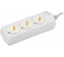 Удлинитель GENERICA У03 3 места 2P+PE/7м 3х1мм2 10А/250В WYP10-10-03-07-Z-G