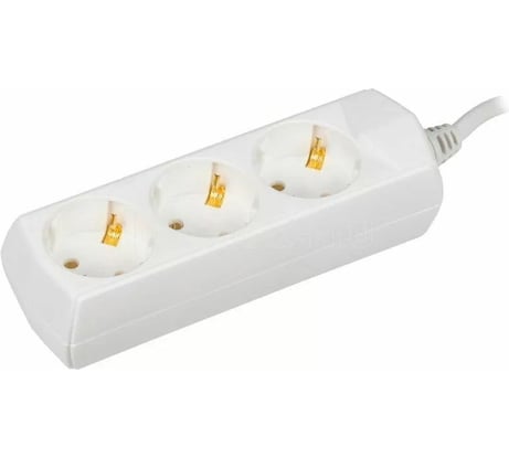 Удлинитель GENERICA У03 3 места 2P+PE/7м 3х1мм2 10А/250В WYP10-10-03-07-Z-G