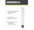 Удлинитель GENERICA У05В 5 мест 2P+PE/1,5м 3х1мм2 10А/250В WYP10-10-05-D15-ZK-G 3