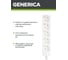Удлинитель GENERICA У05 5 мест 2P+PE/7м 3х1мм2 10А/250В WYP10-10-05-07-Z-G 3