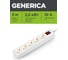 Удлинитель GENERICA У05В 5 мест 2P+PE/3м 3х1мм2 10А/250В WYP10-10-05-03-ZK-G 2