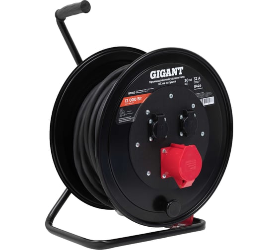 Промышленный удлинитель Gigant КГ 5х4 30м на катушке 80160