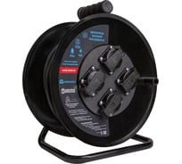 Силовой удлинитель на металлической катушке АТЛАНТ КГ 4000 Вт 40м IP 44 (с заземлением) 50035