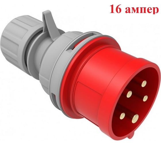 Удлинитель шнур ЭНАРГИТ 380 Вольт, КГ 5х1,5 ГОСТ, 25 метров, 1 розетка 16А, IP 44 КГ515-25-1-44
