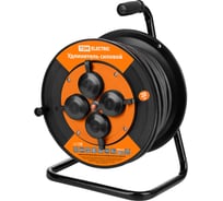 Удлинитель силовой TDM ELECTRIC УКз16-004 (IP44 4 места/20м КГ 3х1,5 пласт. катушка)  SQ1301-0564