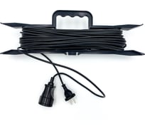 Удлинитель на рамке ООО "ОПТИКОМ ЭЛЕКТРИК" 40м/1роз УХ6-1-40-Р ПВС 2х0,75 6А/1300Вт () 3102-10040