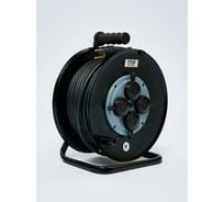 Удлинитель силовой ТОРЭЛЕКТРО КГ 4000 Вт, 40м, на металлической катушке, IP 44, с заземлением, с термовыключателем 847