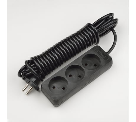 Бытовой удлинитель Uniel BLACKS-CD3-7 UL-00003606