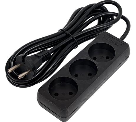Бытовой удлинитель Uniel BLACKS-CD3-3 UL-00003604