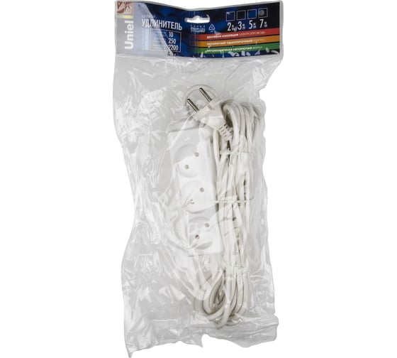 Бытовой удлинитель Uniel S-CD3-7 2861