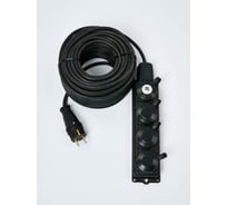 Удлинитель силовой в бухте ТОРЭЛЕКТРО КГ 4000 Вт, 4 гнезда, 5м, с заземлением 872