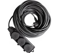 Удлинитель морозостойкий КГ АТЛАНТ Электрон 2х2, 5 3 гнезда 20м IP44 EL70132