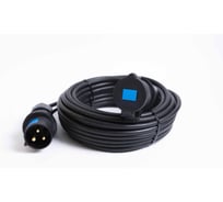 Удлинитель шнур Энаргит 220 Вольт (BLACK), КГ 3х2,5 (5 метров, 1/16А, IEC60309, IP 44) КГ325-5-116П-16П-44-блэк