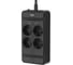 Сетевой фильтр AGNI плоский, 4 розетки, 3 метра TP-FS4E-3m-black 2