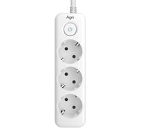 Сетевой фильтр плоский AGNI 3 розетки c кабелем 5м, белый TP-FD3E-5m-white