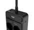 Сетевой фильтр плоский AGNI 6 розеток с кабелем 3м, черный, 3USB-A+1USB-C TP-FS4U6E-C-3m-black 3