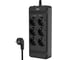 Сетевой фильтр плоский AGNI 6 розеток с кабелем 2м, черный TP-FS6E-2m-black 2