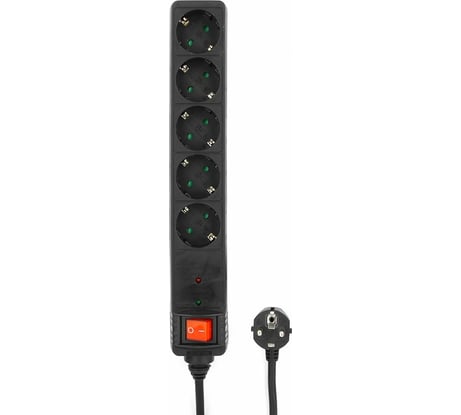 Сетевой фильтр Energenie SPG5-C-10 3м. 16А. черный