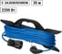Удлинитель-шнур на рамке силовой TDM ELECTRIC У1-12034 ПВС, синий, 2200 Вт, с заземлением, 30м, штепсельное гнездо, Народный SQ1307-9012 2