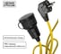 Удлинитель-шнур на рамке силовой TDM ELECTRIC У1-12033 ПВС, жёлтый, 2200 Вт, с заземлением, 10м, штепсельное гнездо, Народный SQ1307-9014 5