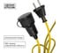 Удлинитель-шнур на рамке силовой TDM ELECTRIC У-11003 ПВС, желтый, 1300 Вт, без заземления, 40м, штепсельное гнездо, Народный SQ1307-9007 5