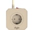 Сетевой фильтр AGNI башня, 5 розеток, 5 метров, слоновая кость TP-VE4U5E-5m-ivory 3