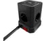 Сетевой фильтр AGNI башня, 5 розеток, 3 метра, 3 USB + 1 Type-C 20 Вт, чёрный TP-VE4U5E-C-W-3m-black 3