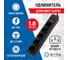 Сетевой удлинитель 5Bites 5S / 3*0.75мм2 / 1.8м / BLACK SP5B-118U 2