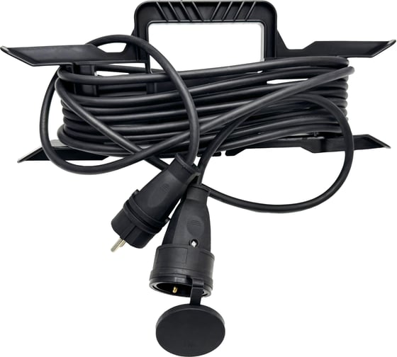 Удлинитель на рамке ОПТИКОМ ЭЛЕКТРИК 10м/1розетка УХ-16-1-10-Р КГ 2х2,5 16А/4000Вт 3115-20011 1