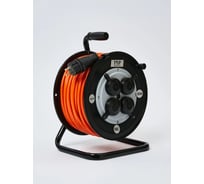 Удлинитель ТОРЭЛЕКТРО ПВС 2200 Вт 35м на катушке IP44 (с/з) 1179