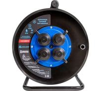 Удлинитель силовой Атлант КГ 3500 Вт 50м на металлической катушке IP 44 без заземления 80067