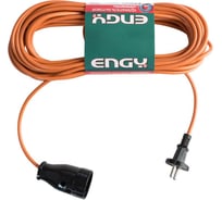 Удлинитель Engy Премиум 10 метров, 1 розетка, ПВС 2х0,75 186707