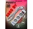 Сетевой фильтр Perfeo POWER-S, 1,8м, 3 розетки 10А, 2USB, 2500 Вт, двойная защита, серый. 30023698 6