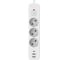 Сетевой фильтр Perfeo REAL HOME 1,0м, 3 розетки, 2USB+1TYPE-C, 16А, 3500 Вт,тройная защита,белый. 30025613 1