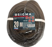 Удлинитель шнур Sigma 1 розетка с заземлением IP44 (КГтп 3*1,5) 230 В / 16 А / 3500 Вт 20 метров 100033