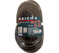 Удлинитель шнур Sigma 1 розетка с заземлением IP44 (КГтп 3*1,5) 230 В / 16 А / 3500 Вт 10 метров 100032