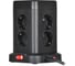 Удлинитель IEK DOMINIC У08K 1.5м, 3х1мм2, USB A+C, 20Вт, черный DN-YP30-16-08-01-ZKU-K02 4
