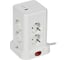 Удлинитель IEK DOMINIC У08K 1.5м, 3х1мм2, USB A+C, 20Вт, белый DN-YP30-16-08-01-ZKU-K01 1