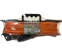 Удлинитель на каркасе Sigma IP44 с заземлением (ПВС 3х1,5) 230 В / 10 А / 2200 Вт 50 метров 100015