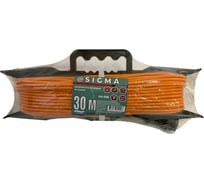 Удлинитель на каркасе Sigma с заземлением (ПВС 3х0,75) 230 В / 10 А / 2200 Вт 30 метров 100008