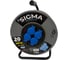 Удлинитель на металлической катушке Sigma IP44 c заземлением (КГтп 3*1,5) 230 В /16А /3500 Вт 20 метров 100062 1