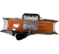 Удлинитель на каркасе Sigma без заземления (ПВС 2*0,75) 230 В / 6 А / 1300 Вт 40 метров 100004