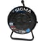 Удлинитель на пластиковой катушке Sigma IP44 c заземлением (ПВС 3*2,5) 230 В /16А /3500 Вт 30 метров 100054 1