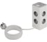 Сетевой фильтр ЭРА TWR-8es-1,5m-4USB-W башня с защитой заземлением с выключателем 8 розеток+4xUSBA+C 1,5м 16А белый Б0069071 5