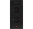 Сетевой фильтр ЭРА TWR-8es-1,5m-4USB-B башня с защитой заземлением с выключателем 8 розеток+4xUSBA+C 1,5м 16А черный Б0069072 3
